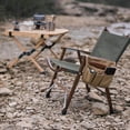 thumbnail image 3 of kurtrusly Fauteuil Portable avec Accoudoirs et Poche, 4 Ports, Sac de Rangement Vert, 3 of 9