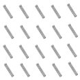 thumbnail image 1 of MroMax 20 Pcs Ressort Compressé, Diamètre du Fil 0.02 Pouces, 0.2 Pouces OD, 0.98 Pouces Longueur Libre, Ressort en Acier Gris Noir à Ressorts Allongés, 1 of 4