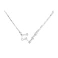 thumbnail image 4 of Constellation Theme DIY Rhinestone Friendship Necklace Ins Creative Adjustable Pendant for Lover Friend Festival Birthday Gifts Taurus Silver, 4 of 6