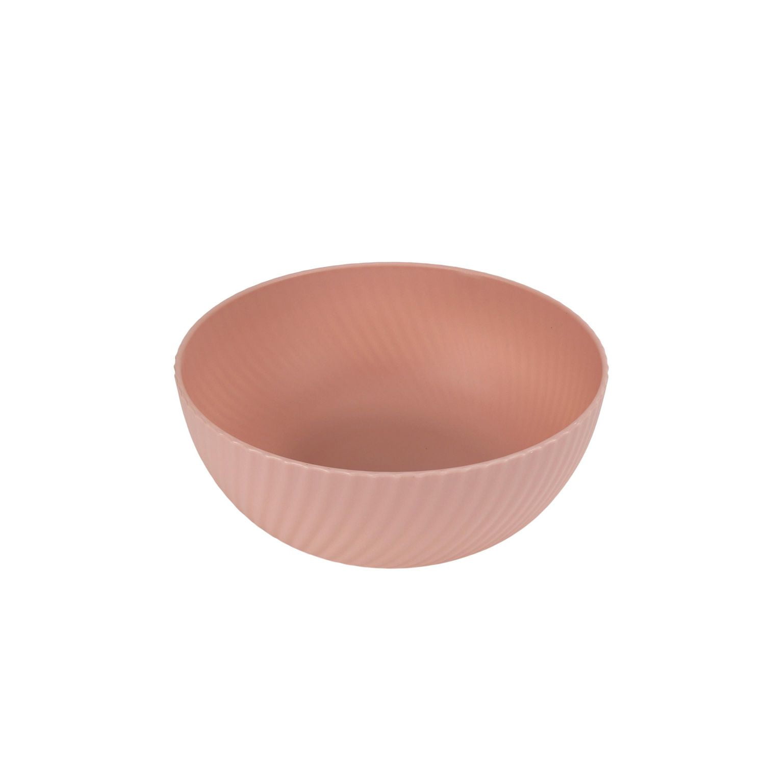 Bol rond en polypropylène rose blush Mainstays 1 pièce
