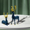 thumbnail image 4 of GROWTH TANK Couple Cerf Statue Nordique Moderne Statue Résine Forêt Artisanat Cadeaux Renne, 4 of 7