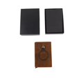 thumbnail image 4 of Card Holder Tracker Protector Leather Credit Slim Cash Coin Case Portable Keychain Bag Gift Work Housekeeper Accessories Brown, 4 of 9