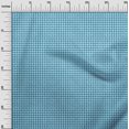 thumbnail image 3 of oneOone Georgette Viscose Medium Blue Fabric Geometric Craft Projects Decor Fabric Printed By The Yard 42 Inch Wide, 3 of 5