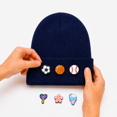 thumbnail image 2 of Charms Kids' Winter Beanie with Removable Mix-and-Match Charms, 2 of 4