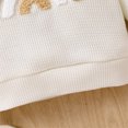 thumbnail image 3 of PatPat Baby Boy/Girl Rainbow Pattern Waffle Long-sleeve Pullover Sweatshirt, 3 of 6