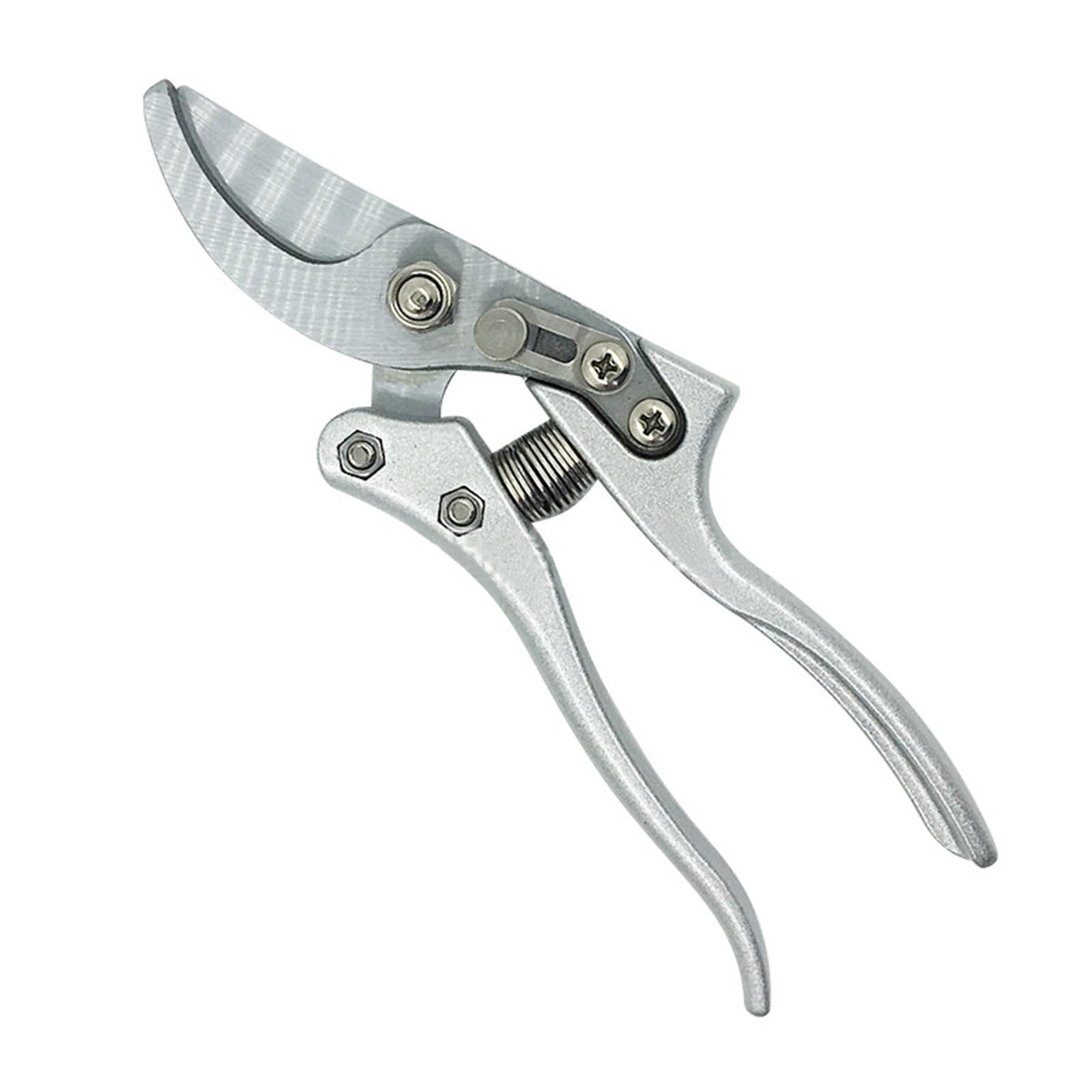 Bypass Pruning Shears for Gardening Stainless Steel Blades 8.27 in Ergonomic Rubber Grip Hand Pruner with Lock