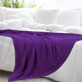 thumbnail image 2 of Unique Bargains Cotton Blanket Decorative Cable Knitted Throw Soft Knit Blankets, 2 of 10