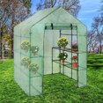 thumbnail image 4 of Serre de Jardin Portable en PVC Couverture Extérieure Mini Promenade en Serre, 4 of 5