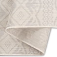 thumbnail image 2 of Erbanica Quick Dry Grey White Tribal Indoor Outdoor Rug, 2 of 5