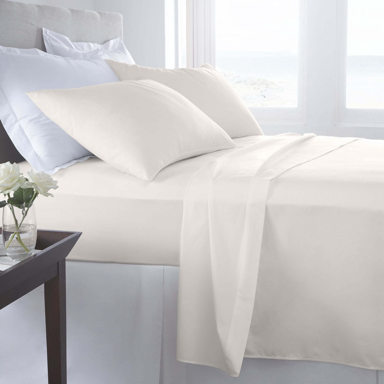 Ensemble de draps Johnson Home 400 TC - Draps en coton égyptien