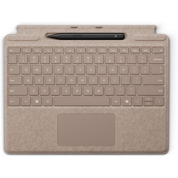 Microsoft Surface Slim Pen (2nd Edition) and Pro Keyboard for Pro (11th Edition), Pro 9, and Pro 8 Dune