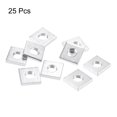 thumbnail image 2 of Unique Bargains Écrous Carrés, Kit d'Assortiment de Filetage Métrique Plaqué Zinc M5x10mmx2mm, 25 Pcs, 2 of 5