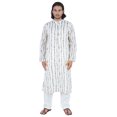thumbnail image 1 of Atasi Tenue Traditionnelle de Fête Kurta à Manches Longues Col Mandarin Tenue Décontractée, 1 of 6
