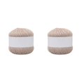 thumbnail image 4 of bedienty Knitting Thread Cotton Crochet Yarn Embroidery Clothes Sweater Weave Line DIY light brown 2Set, 4 of 6