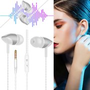 WIFKLSIIPG Earphones in Ear Headphones with Microphone 3.5mm Wired Earbuds for Ios and Android Smartphones Laptops Mp3 Gaming Walkman