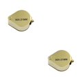 thumbnail image 2 of tamizeot Jewelry Magnifier Lens Clear Jewelers Eyes Tools 30X21mm Magnifying Glass 2Set, 2 of 6