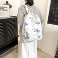 thumbnail image 2 of MesaSe Women Large Capacity Fashionalbe Simple Commuter Handbag Korean BackPack(White), 2 of 7