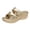 Or, variante sur Sandales Compensées à Plateforme pour Femmes, Paillettes, Bout Ouvert, Mode, Aguichant, Pantoufle à Paillettes, Légères, Été, Fête, Bal, Chaussures, Or, Taille 8,5