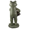 thumbnail image 4 of Northlight 17" Gold Verdigris Frog with Watering Can Outdoor Garden Statue, 4 of 5