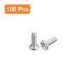 thumbnail image 3 of Unique Bargains M1x0.25x3mm Lot de 100 Vis Plates Rondes en Métal pour Machine à Entraînement Phillips, 3 of 5