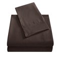 thumbnail image 3 of Topcobe Twin Size Solid Color Bed Sheet Set for Adults Teens, Coffee, 3 of 3