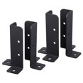 thumbnail image 4 of Ensemble de 4 Supports de Base d'Ancrage pour Poteau de Terrasse Ajustables, Réversibles, pour Poteau de Clôture en Bois, 4 of 10