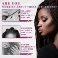 thumbnail image 4 of Hair Braiding Gel, Multipurpose Semi Matte Effect Hair Moisturizing 3PCS 100g Dreadlock Gel Wax  for Daily or Party Styling, 4 of 7