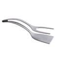thumbnail image 2 of Transemion Versatile Cooking Companion Double Sided Spatula Turner And Tongs Easy To Clean 2 In 1 Spatula Tongs grey 1Set, 2 of 6