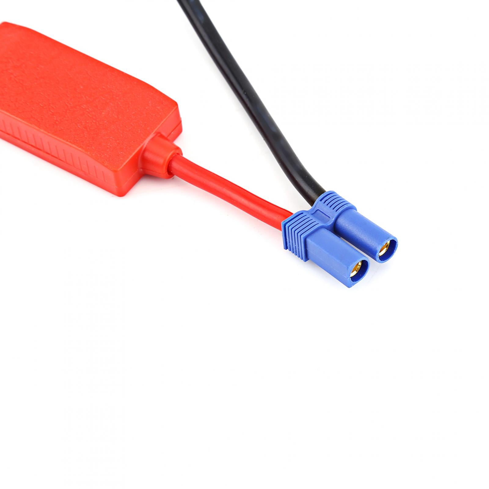 Booster Cable, 10AWG Jumper Cable 1Pc EC5 Plug Alligator Clamps 160A Car Start Wire with Prevent Reverse Charge, Metal Plastic for Car Jump Starter