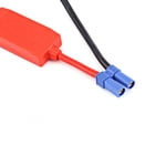 Booster Cable, 10AWG Jumper Cable 1Pc EC5 Plug Alligator Clamps 160A Car Start Wire with Prevent Reverse Charge, Metal Plastic for Car Jump Starter