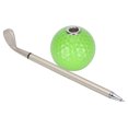 thumbnail image 3 of Golf Pen Set,  with Golf Ball Design Durable Golf Pen Gift Set, Pen Accessory Pen Stand for Pen Golf Lovers Green,White, 3 of 7