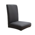 thumbnail image 2 of Daily Violete Solid Color Brushed High Elastic Chair Cover Soft And Comfortable Chair Seat Cover -proof And Dirt- Chair Slipcover Suitable For Dining Chair, 2 of 4