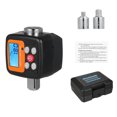 thumbnail image 1 of Tignapoo ENGC-200 Clé de Couple Numérique avec Adaptateurs de 1/2 Pouces vers 1/4 Pouces et 3/8 Pouces, Conversion Multi-Unités, Alarme Sonore et Lumineuse, Modes Doubles, Conception Noire et Orange, Pile Non Incluse, 1 of 6