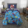 thumbnail image 1 of Super Mario "Mario Brothers Madness" 4PC. Bed Set plus Bonus Tote, 1 of 2