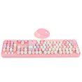 thumbnail image 3 of Ensemble Clavier et Souris Mignon pour Bureau, 104 Touches, Sensation Mécanique, Style Rétro de Machine à Écrire, Connexion USB, Compatible, 3 of 7