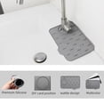 thumbnail image 2 of Kitchen Sink Faucet Splash Guard Pad 2-Pack Water Blocking Mat for Kitchen and Bathroom Sinks, 2 of 9