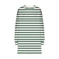 thumbnail image 4 of RXIRUCGD Sweat-Shirt Oversize à Col Rond pour Femmes Imprimé Manches Longues Tunique, Vert, Taille : S, 4 of 5