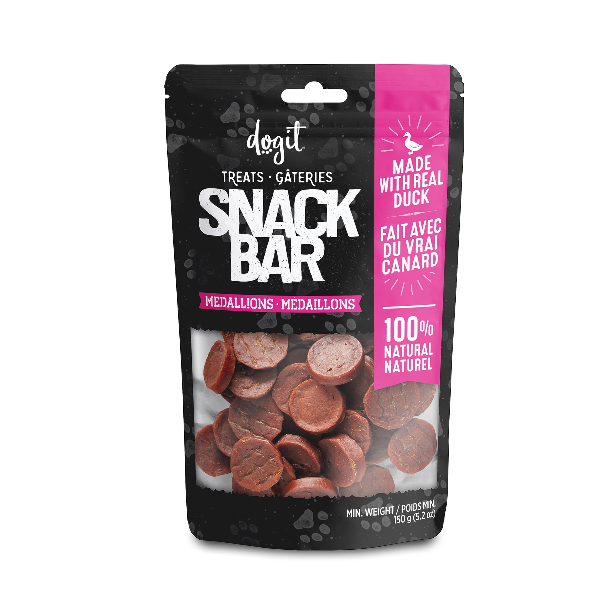 Médaillons de canard Snack Bar Dogit, 150 G
