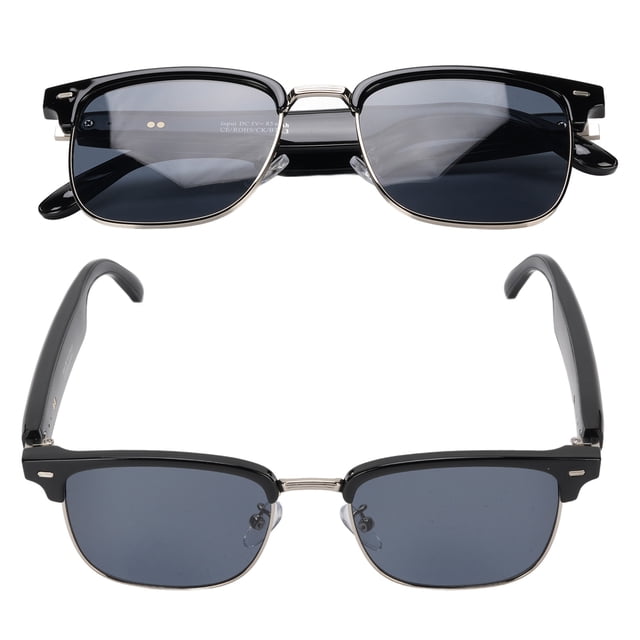 Lunettes Intelligentes, Lunettes de Traduction IA en 100 Langues avec Haut-Parleurs en Temps Réel pour Appels