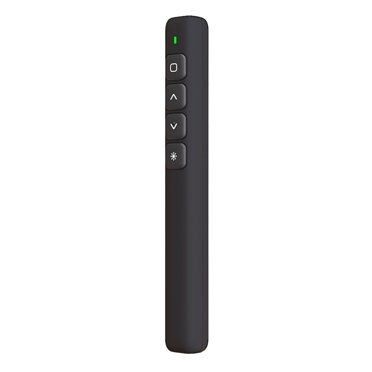 2.4GHz Wireless Presenter Remote Red Pointer Presentation Clicker Wireless Presenter PPT Flip Pen with USB Black