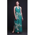 thumbnail image 4 of Bimba Bird Ladies Sleeveless Long Print Maxi Dress with Side Slits Summer Wear-XX-Large, 4 of 6