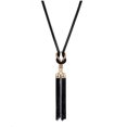 thumbnail image 1 of Jusqu'à 65 % de Réduction sur les Colliers SMihono pour Femmes, Colliers Exquis avec Chaîne à Pompons, Long Collier, 1 of 6