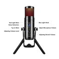 thumbnail image 3 of Condenser Mic, Colorful Ambient Lighting Gaming Microphone 85db Signal To Noise Ratio  for Office, 3 of 7