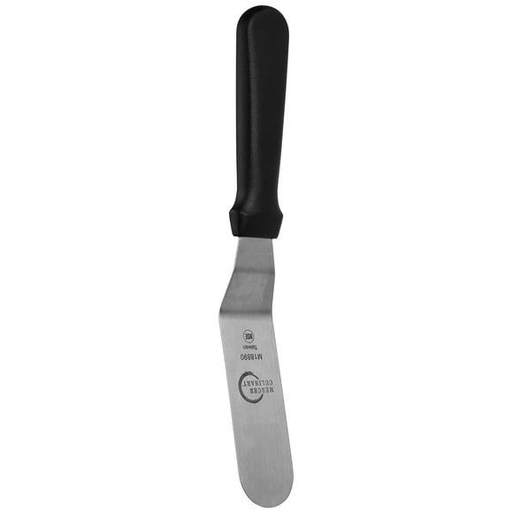 Mercer Culinary Offset Spatula, 6 Inch, Black