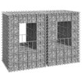 thumbnail image 1 of vidaXL Gabion Basket Posts 2 pcs 40x40x60 cm Iron, 1 of 4