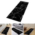 thumbnail image 4 of Marble Floor Mat Door Mat Long Rug Carpet Entrance Kitchen Mat Carpet Entrance Doormat Black White, 4 of 9