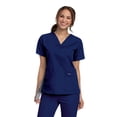 thumbnail image 1 of Landau Essentials Scrub Top for Women: 4 Pockets, Classic Relaxed Fit, Durable V-Neck 8219, 1 of 1