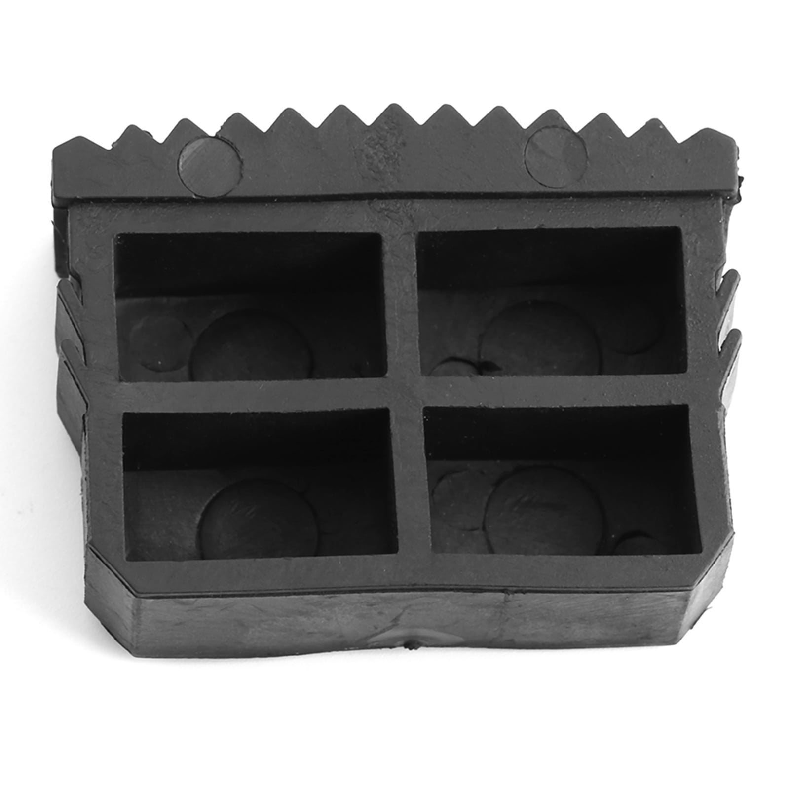 Embouts Caoutchouc Pour Escabeau Pied Tubesca Embout Pour, 1 paire difficiles Antiderapant extension ladder Pieds en caoutchouc Tapis couverture de sécurité Pare-chocs Kit de remplacement (Noir)