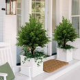thumbnail image 3 of 2025 Green Potted Simulation Trees Indoor/Outdoor, Easy to Shape, Multifunctional for Garden and Cemetery Decor, 3 of 6
