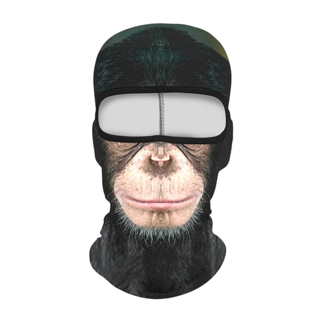 Cagoule Intégrale pour Chat Chien Animal Halloween Ski pour Sports de Plein Air, Équitation et Randonnée